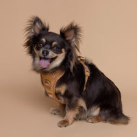 No Pull Dog Adjustable Harness Tan Brown