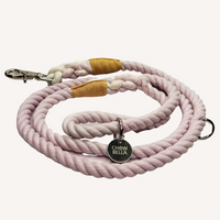 Rope Dog Leash - Pink Blush