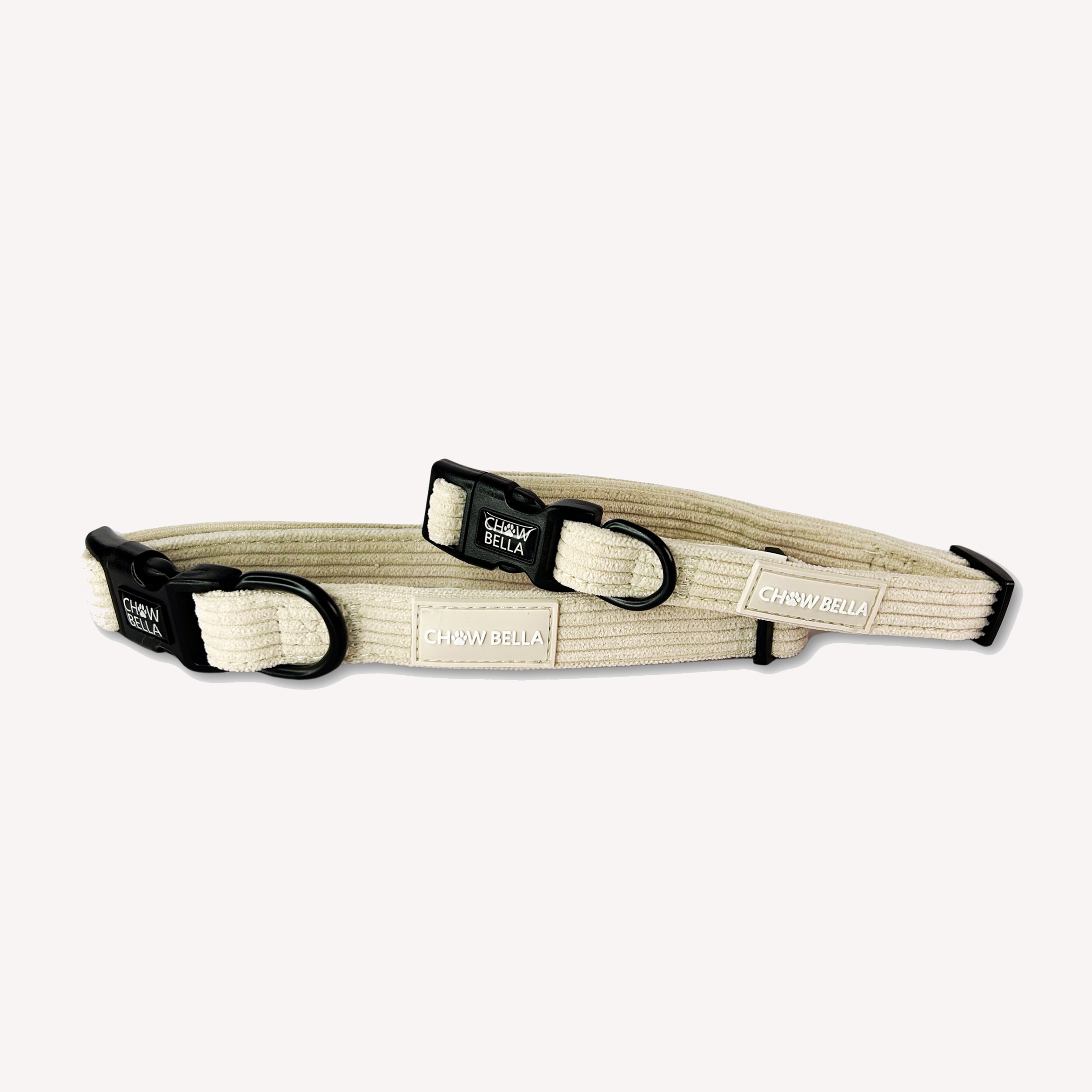 Corduroy Dog Collar Cream