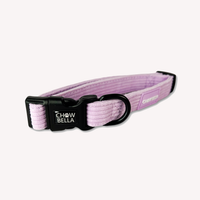 Corduroy Dog Collar Purple