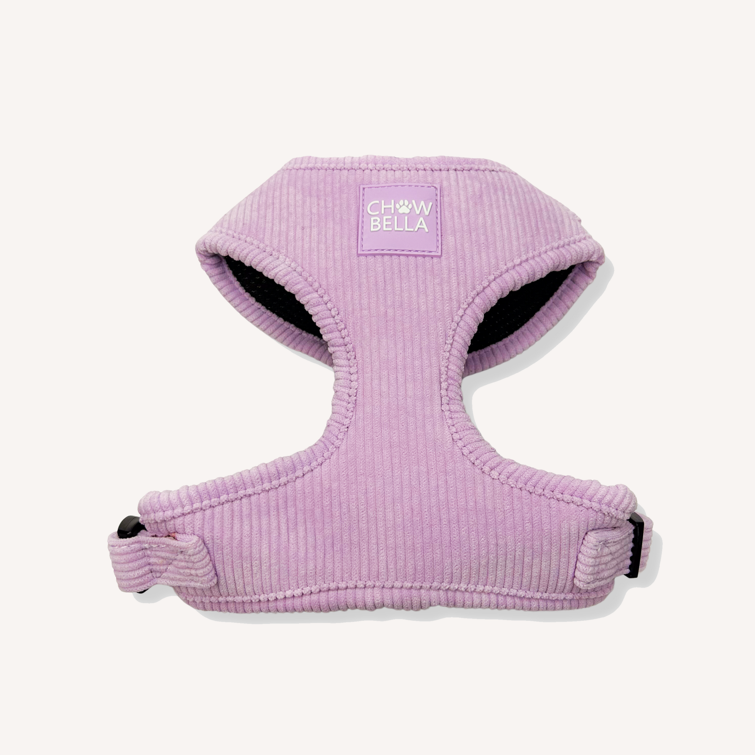 Corduroy Dog Harness Purple Lavender