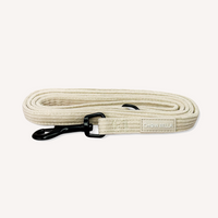 Corduroy Dog Leash Cream Beige