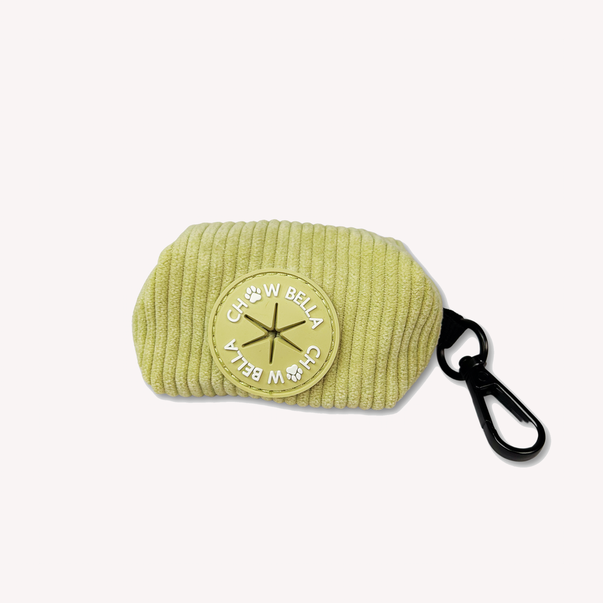 Corduroy Dog Poo Waste Bag Green Sage