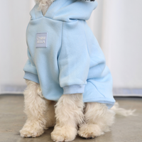 Dog Hoodie Jumper Blue