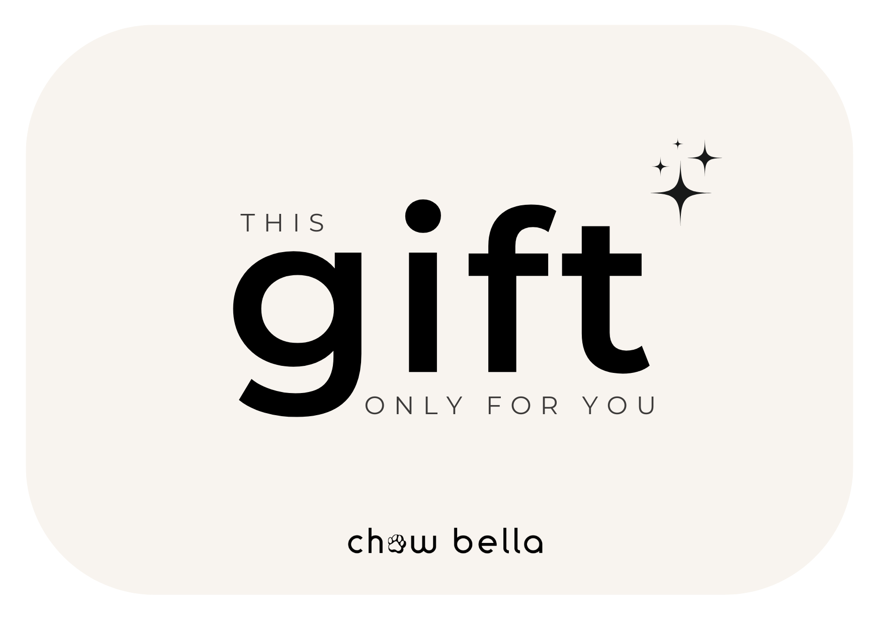 Chow Bella Gift Card